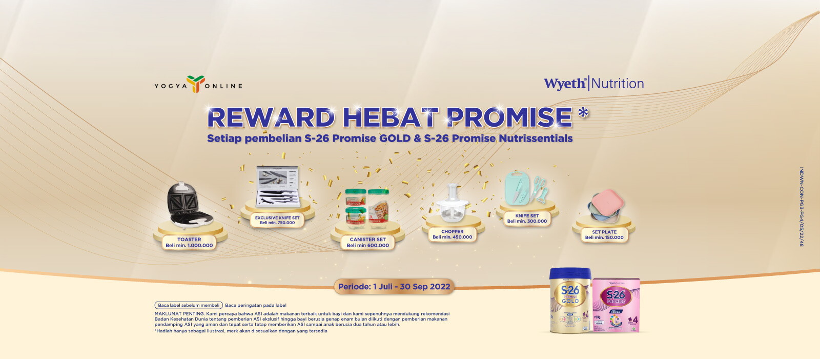 Reward Hebat Promise Yogya Online Juli - September 2022