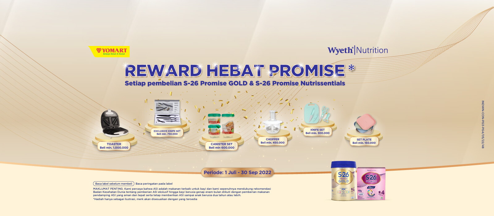 Reward Hebat Promise Yomart Juli - September 2022
