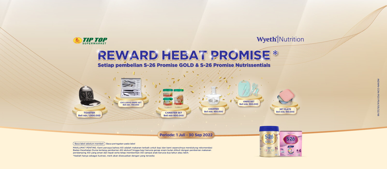 Reward Hebat Promise Tip Top Juli - September 2022