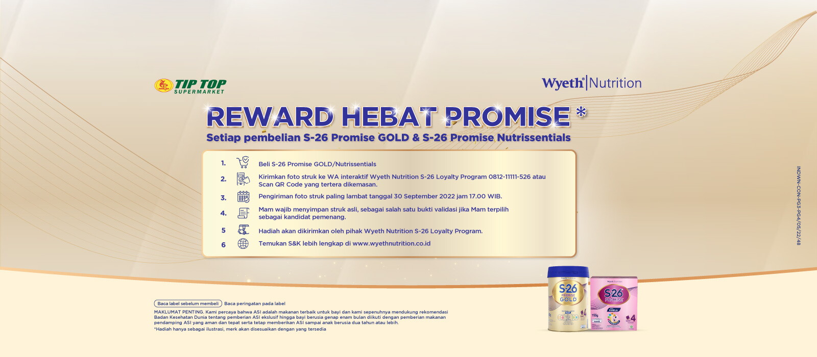 Reward Hebat Promise Tip Top Juli - September 2022